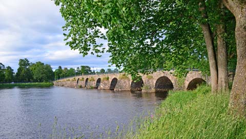 Die Steinbrücke in Karlstad