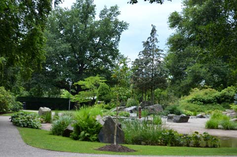 Der Stadtpark in Örebro